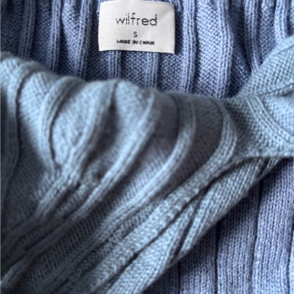 Wilfred Ribbed Blue Tank Top - Picture 3 of 3